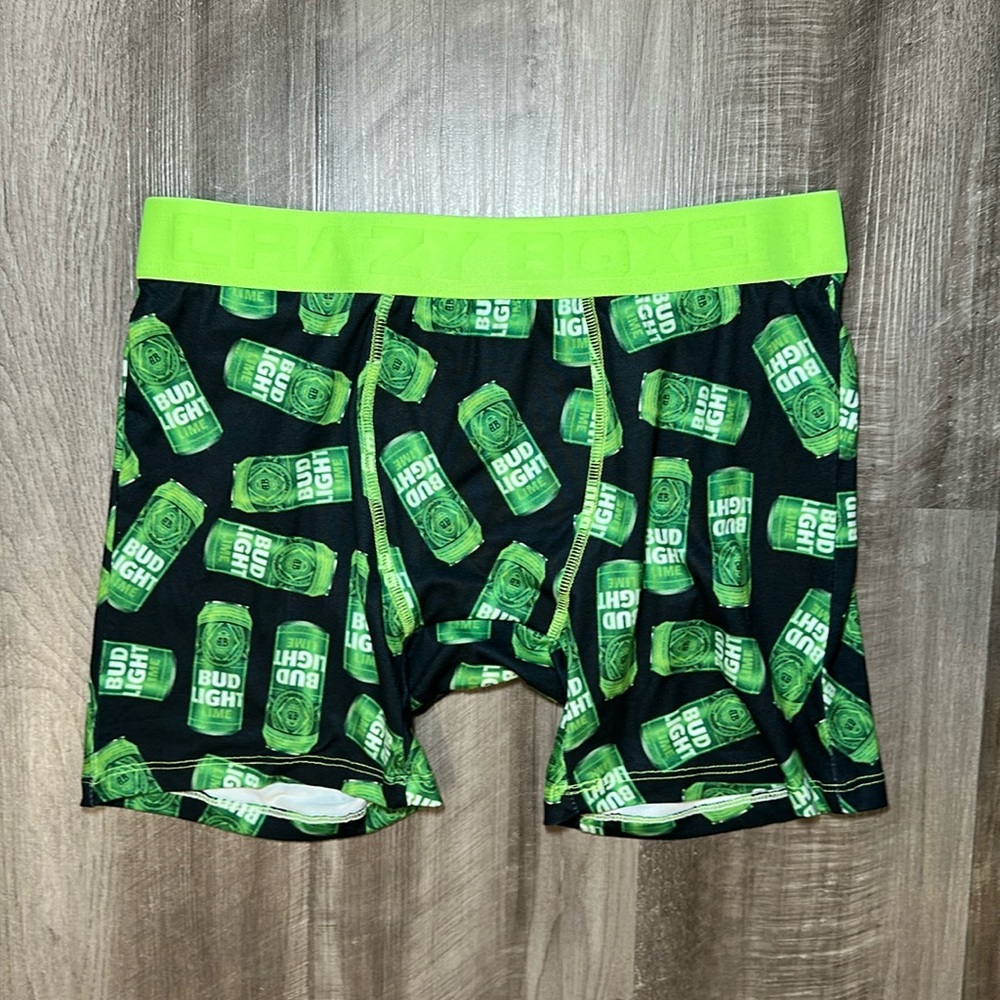 Bud Light Lime Crazy Boxer Boxer Brief - Medium